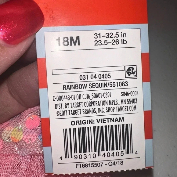 🆕  Cat & Jack Barbie Pink Sleeveless Party Dress 18m - Picture 8 of 11